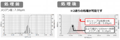 酸化物系個体電解質処理前後