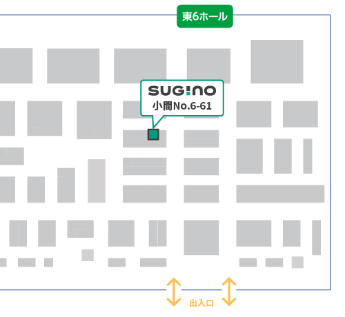 MF-TOKYO　小間位置