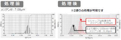 酸化物系個体電解質処理前後