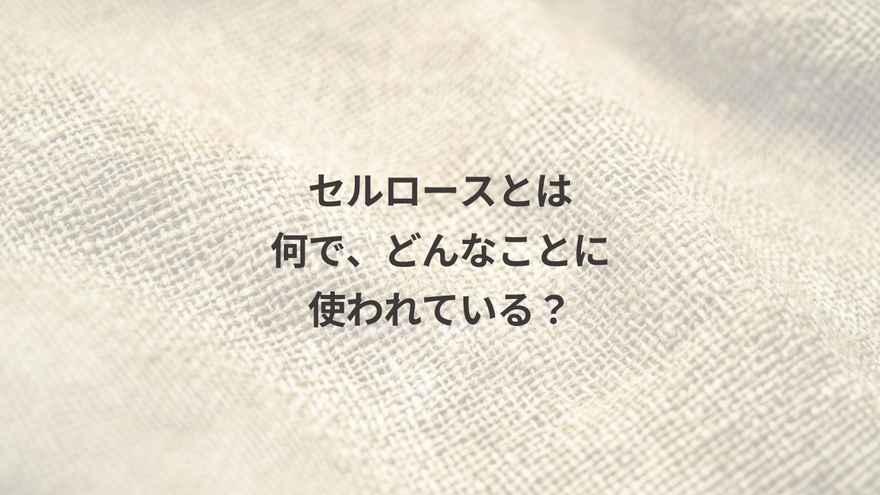 セルロース記事のアイキャッチ